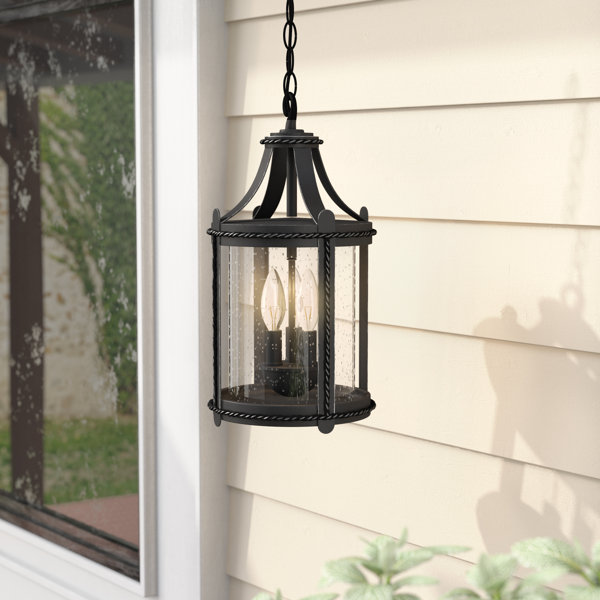Laurel Foundry Modern Farmhouse Halcott 3Light Outdoor Hanging Lantern